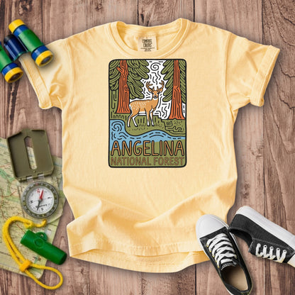Angelina National Forest 2 Kids Cotton T-Shirt