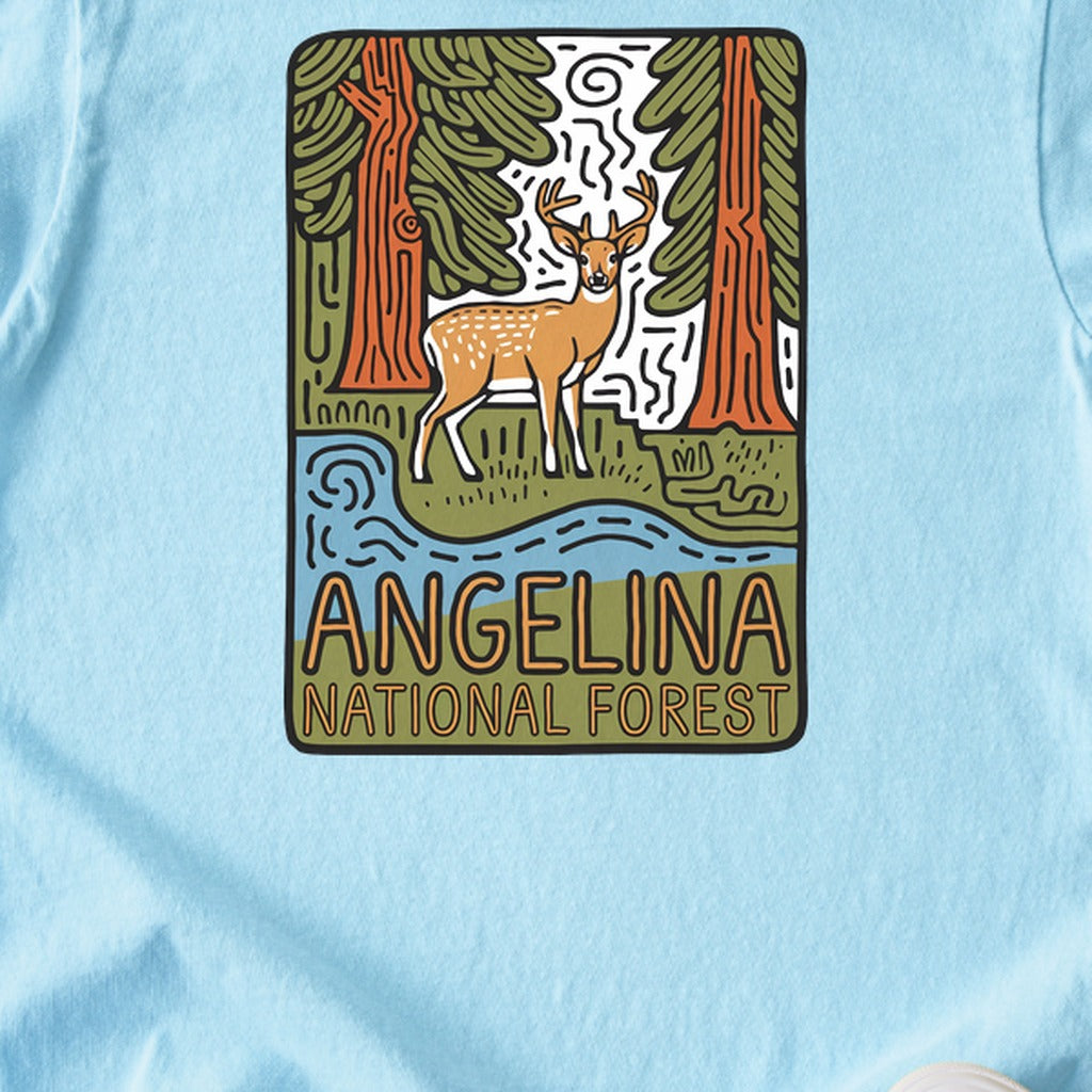 Angelina National Forest 2 Kids Cotton T-Shirt