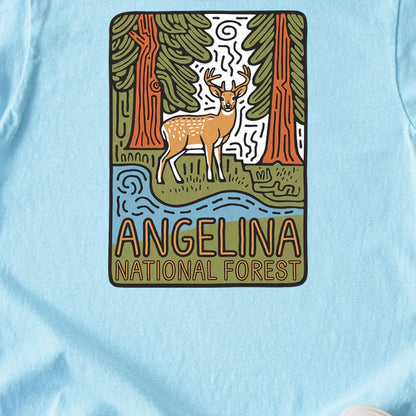 Angelina National Forest 2 Kids Cotton T-Shirt