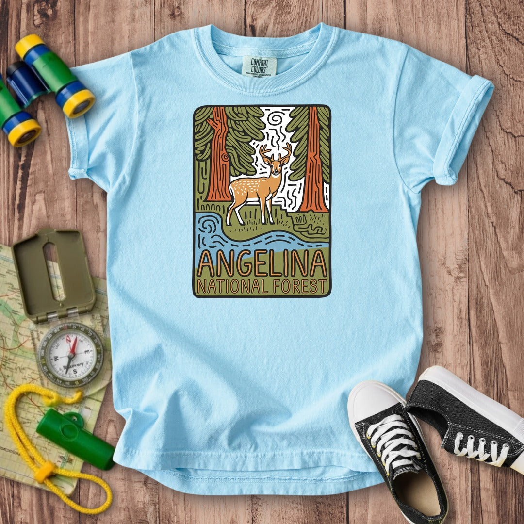 Angelina National Forest 2 Kids Cotton T-Shirt