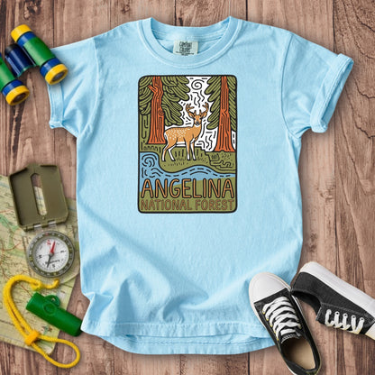 Angelina National Forest 2 Kids Cotton T-Shirt