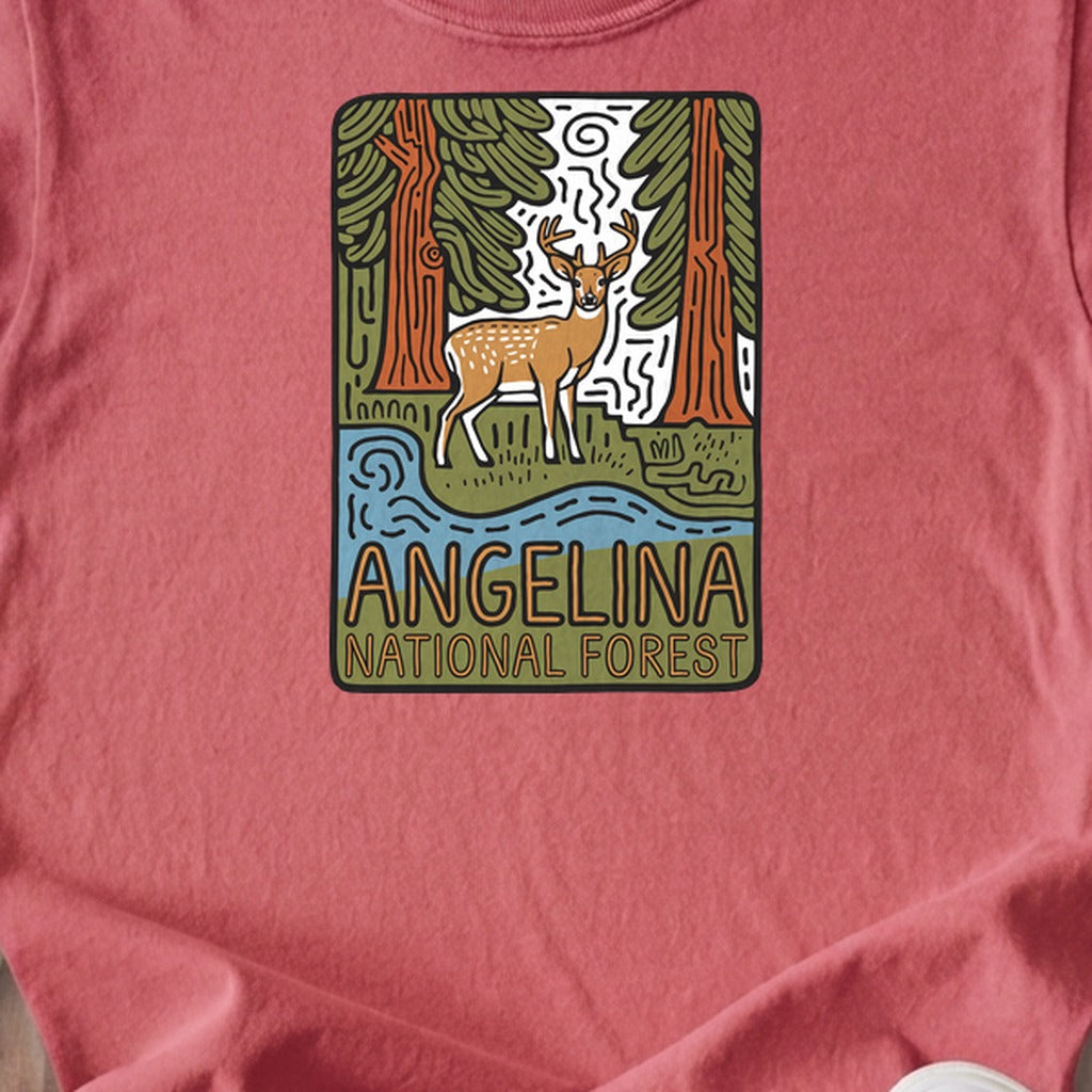 Angelina National Forest 2 Kids Cotton T-Shirt