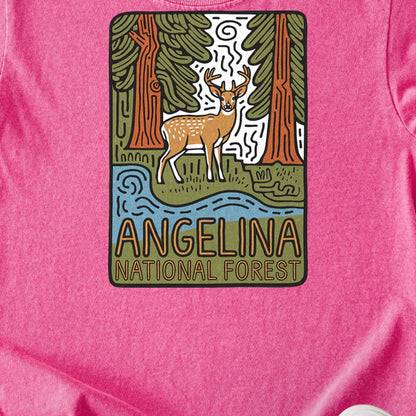 Angelina National Forest 2 Kids Cotton T-Shirt