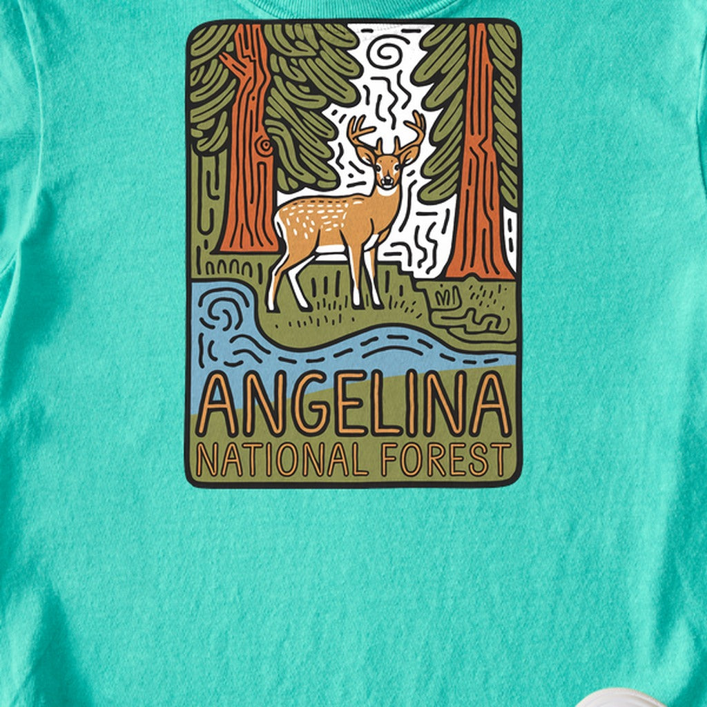 Angelina National Forest 2 Kids Cotton T-Shirt