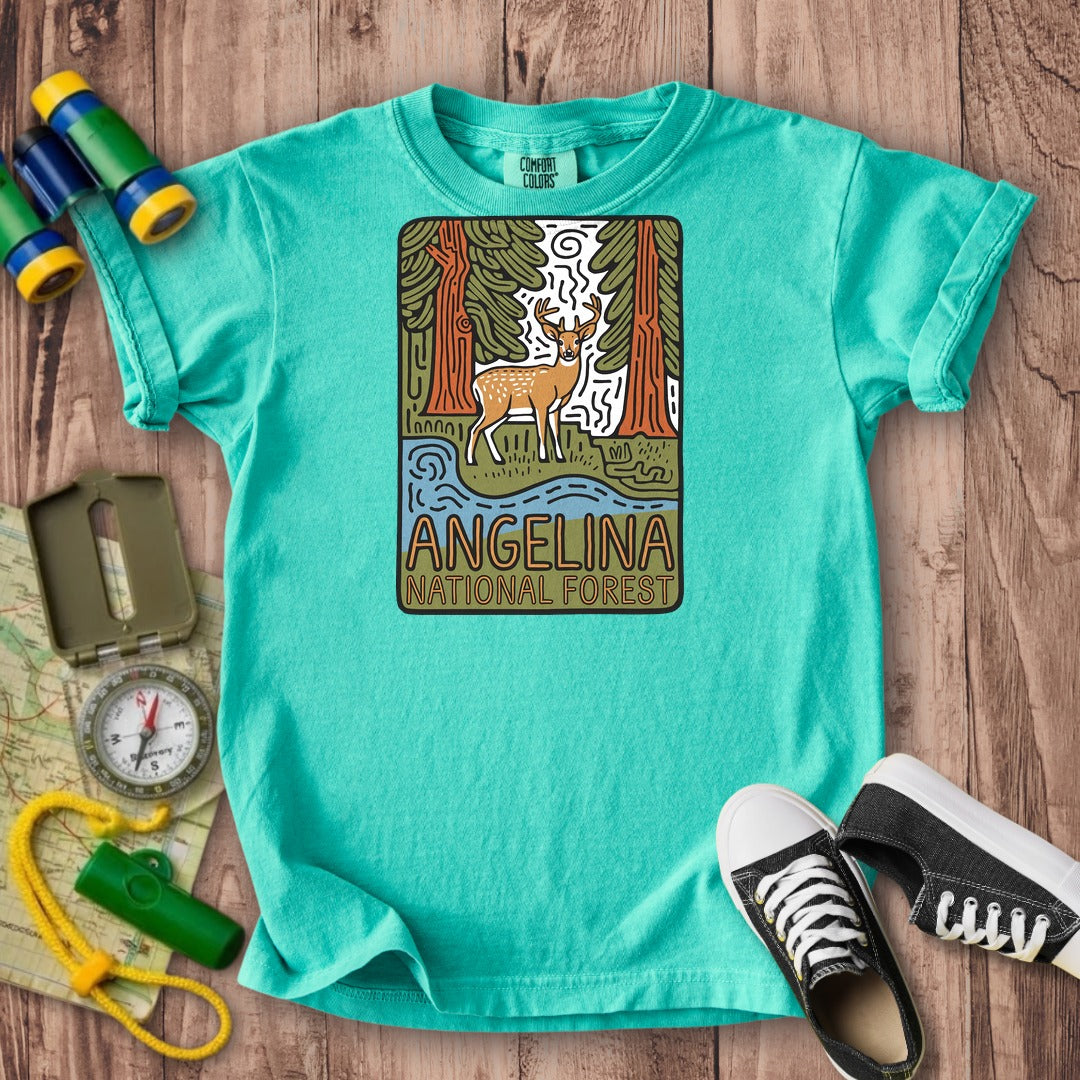 Angelina National Forest 2 Kids Cotton T-Shirt