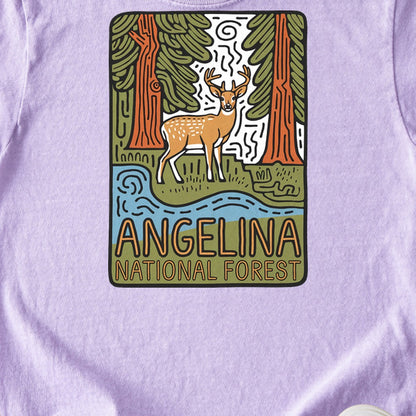 Angelina National Forest 2 Kids Cotton T-Shirt
