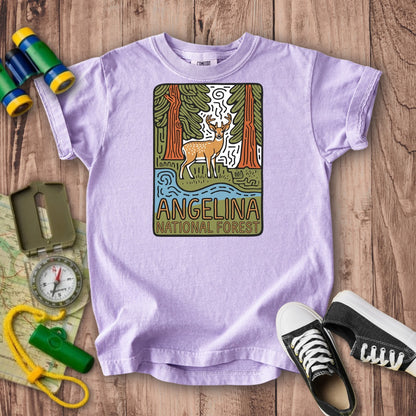 Angelina National Forest 2 Kids Cotton T-Shirt