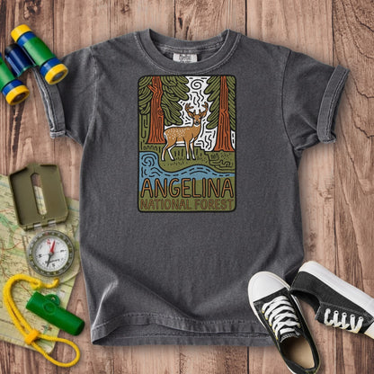 Angelina National Forest 2 Kids Cotton T-Shirt