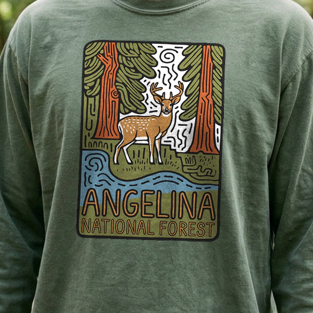 Angelina National Forest 2 Cotton Long Sleeve