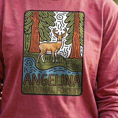 Angelina National Forest 2 Cotton Long Sleeve