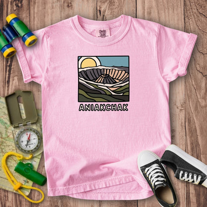 Aniakchak National Monument Kids Cotton T-Shirt