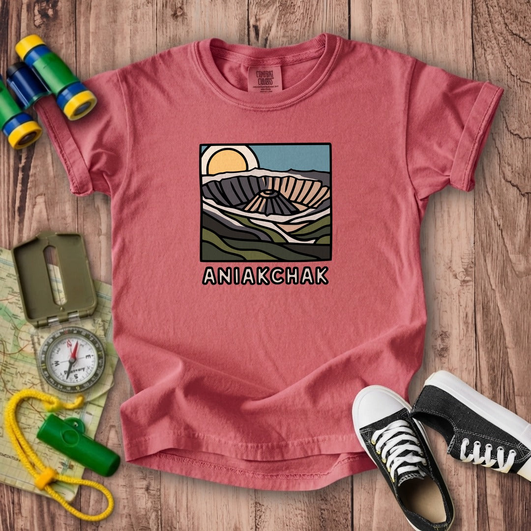 Aniakchak National Monument Kids Cotton T-Shirt