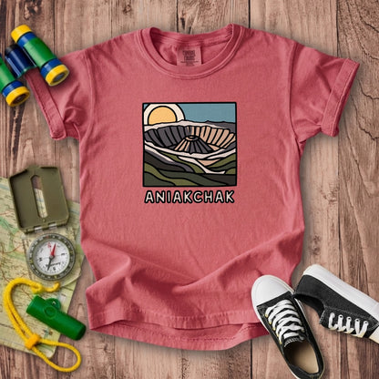 Aniakchak National Monument Kids Cotton T-Shirt