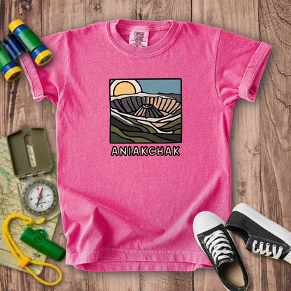 Aniakchak National Monument Kids Cotton T-Shirt