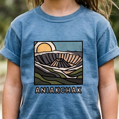 Aniakchak National Monument Kids Cotton T-Shirt