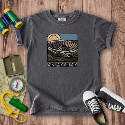 Aniakchak National Monument Kids Cotton T-Shirt