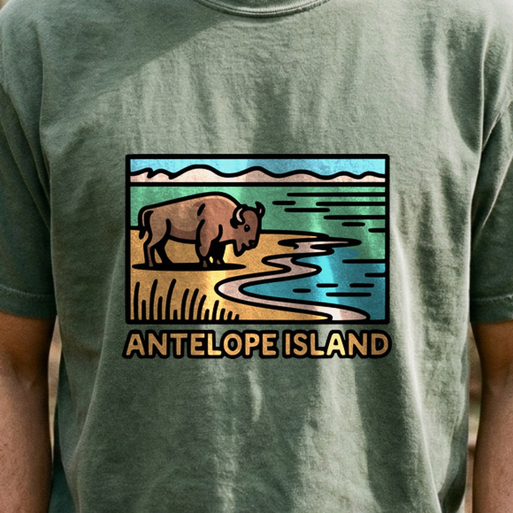 Antelope Island State Park Cotton T-Shirt