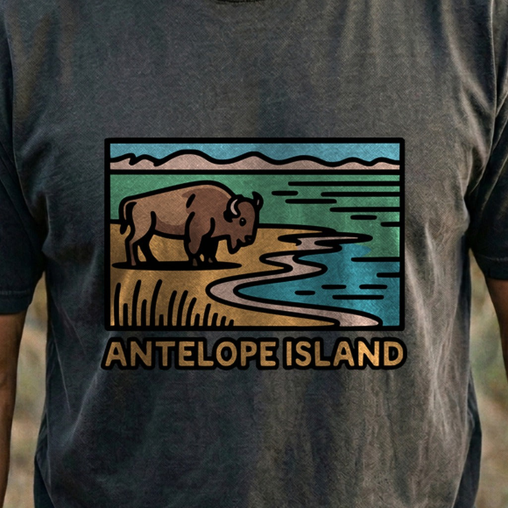 Antelope Island State Park Cotton T-Shirt