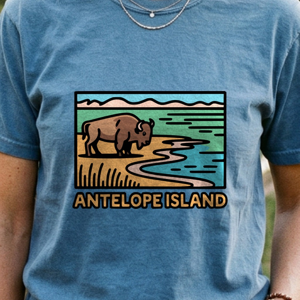 Antelope Island State Park Cotton T-Shirt
