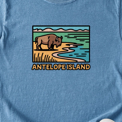 Antelope Island State Park Kids Cotton T-Shirt