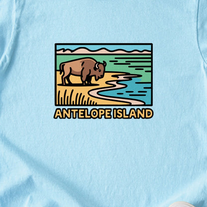 Antelope Island State Park Kids Cotton T-Shirt