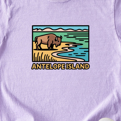Antelope Island State Park Kids Cotton T-Shirt