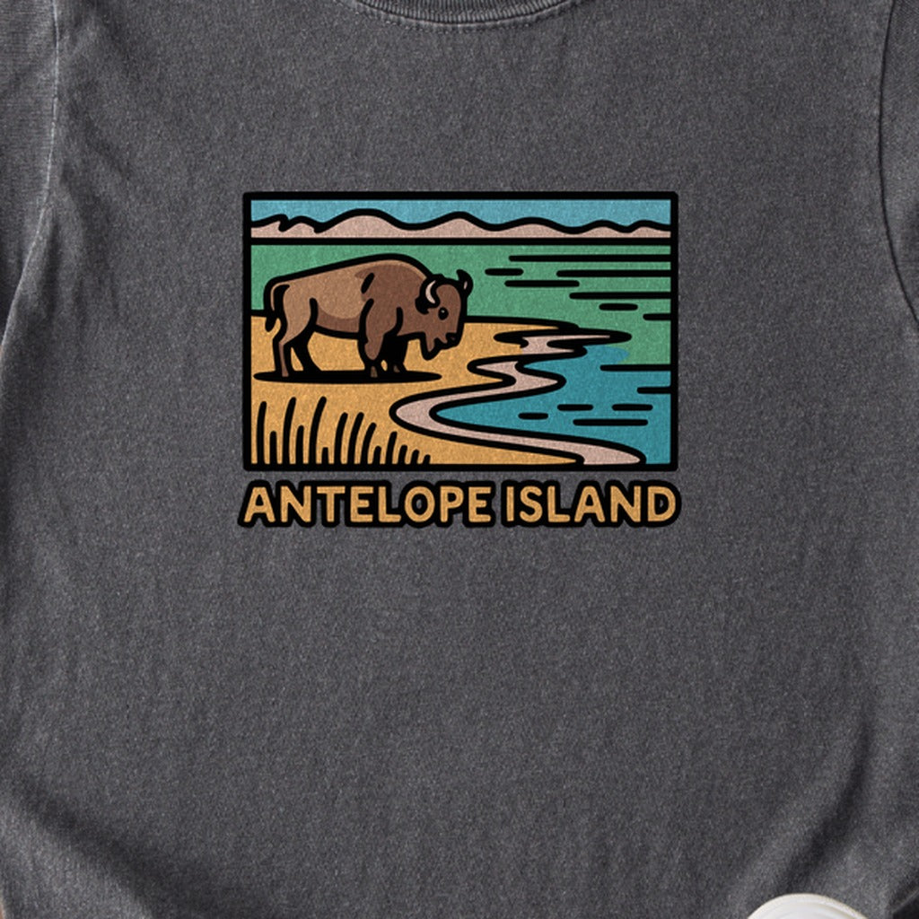 Antelope Island State Park Kids Cotton T-Shirt