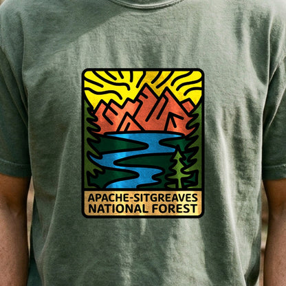Apache Sitgreaves National Forest Cotton T-Shirt