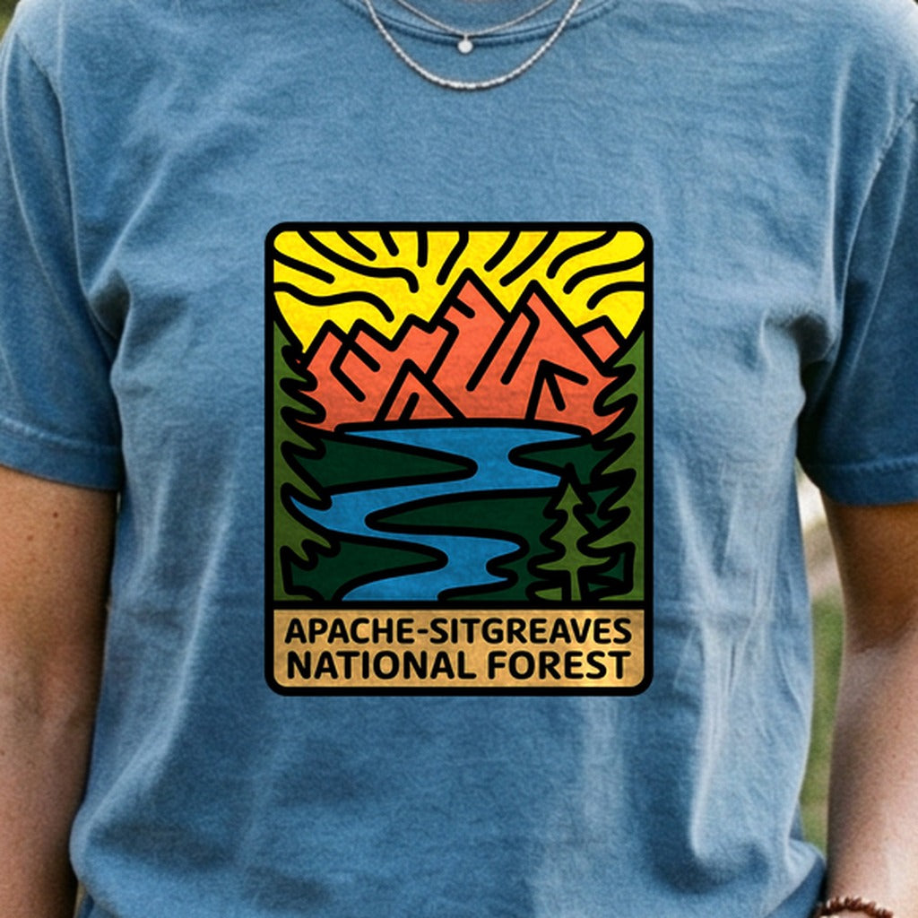 Apache Sitgreaves National Forest Cotton T-Shirt