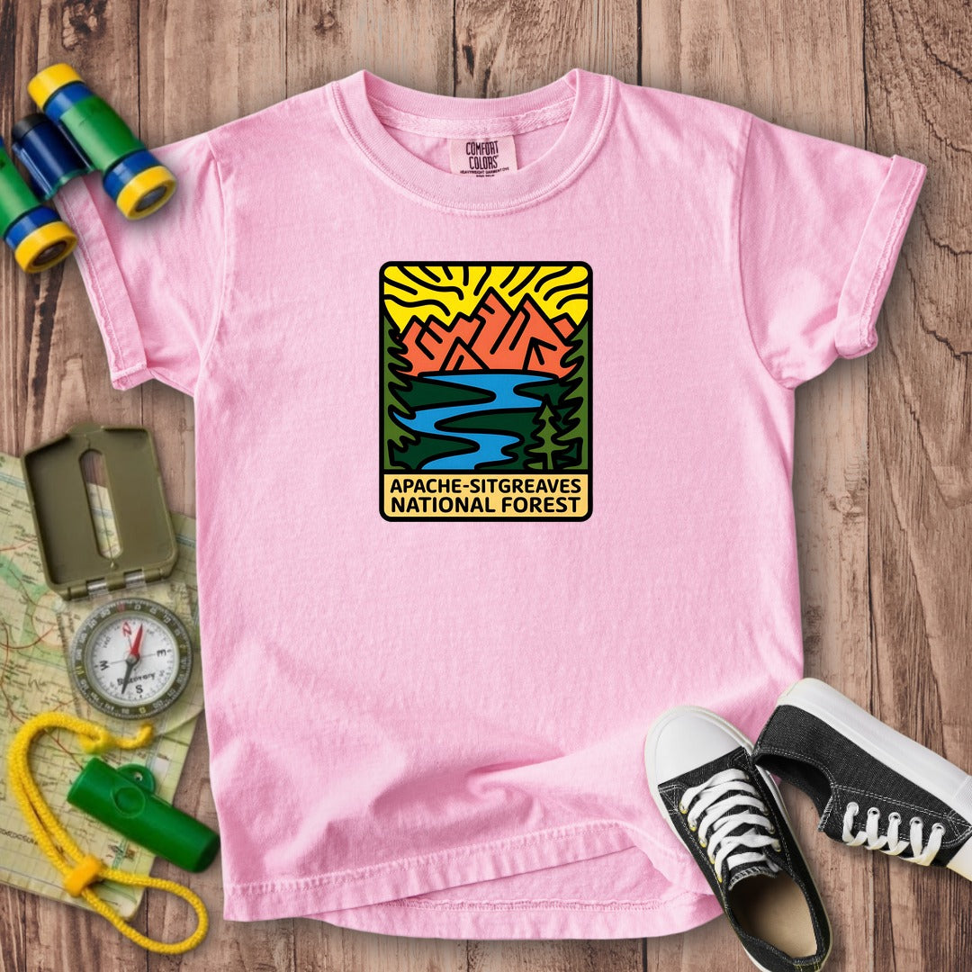 Apache Sitgreaves National Forest Kids Cotton T-Shirt