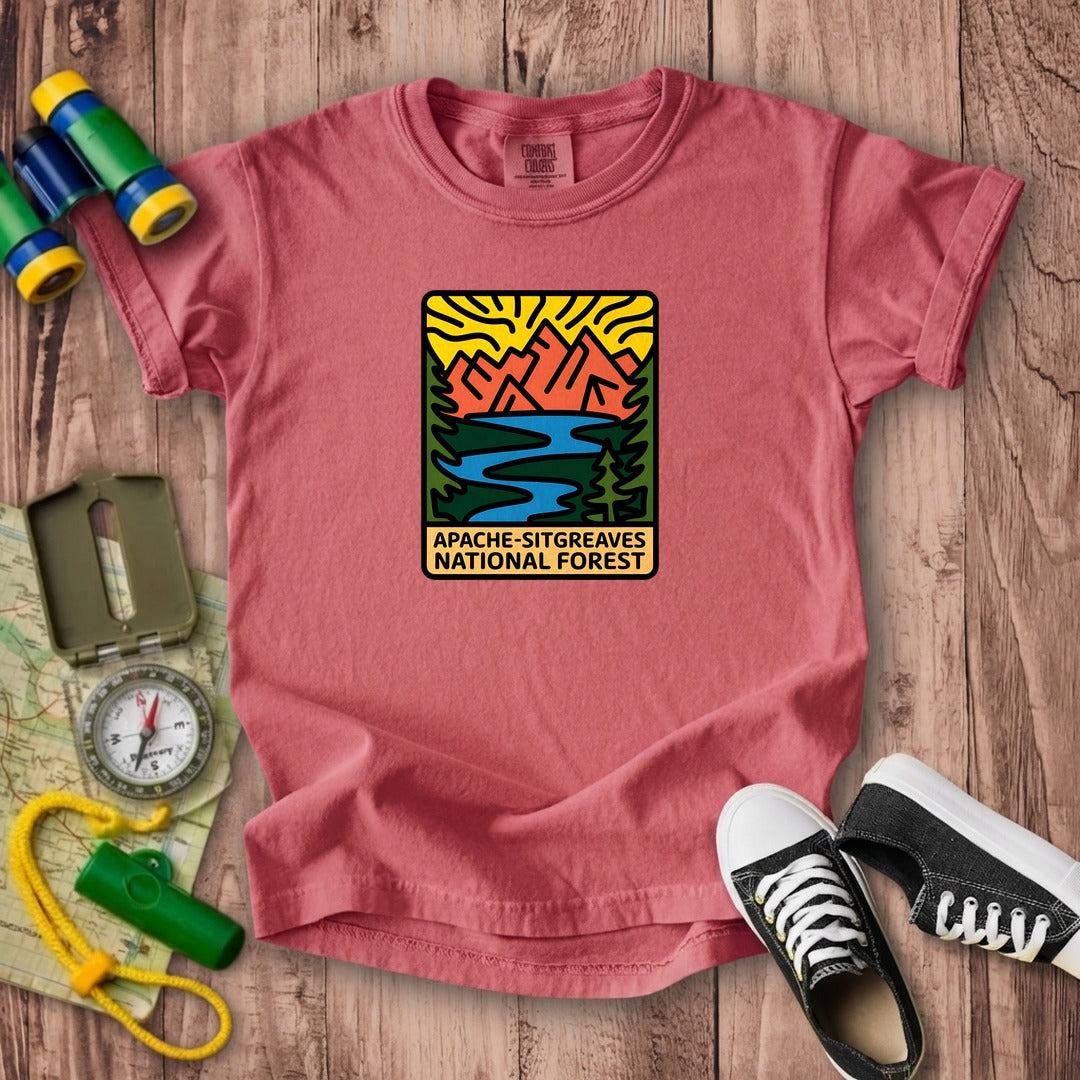 Apache Sitgreaves National Forest Kids Cotton T-Shirt