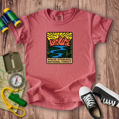 Apache Sitgreaves National Forest Kids Cotton T-Shirt