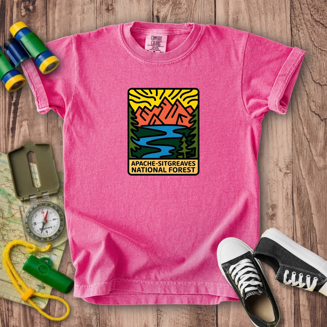 Apache Sitgreaves National Forest Kids Cotton T-Shirt