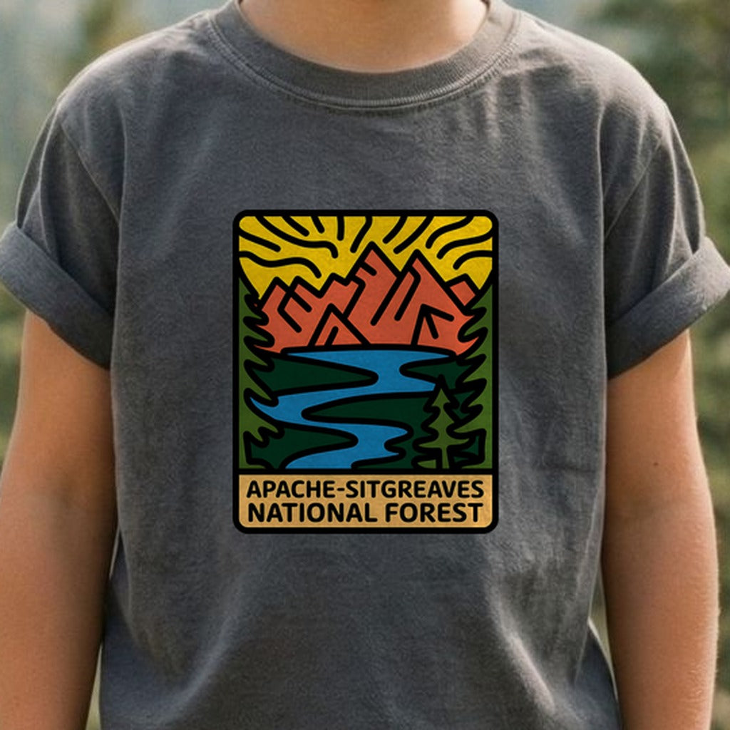 Apache Sitgreaves National Forest Kids Cotton T-Shirt