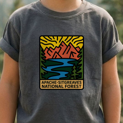 Apache Sitgreaves National Forest Kids Cotton T-Shirt