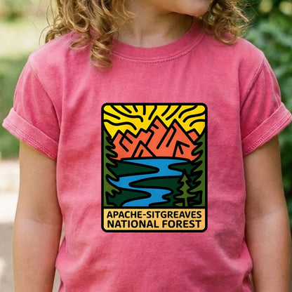 Apache Sitgreaves National Forest Kids Cotton T-Shirt