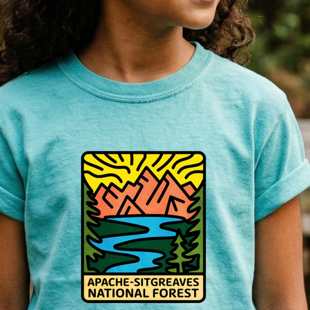 Apache Sitgreaves National Forest Kids Cotton T-Shirt