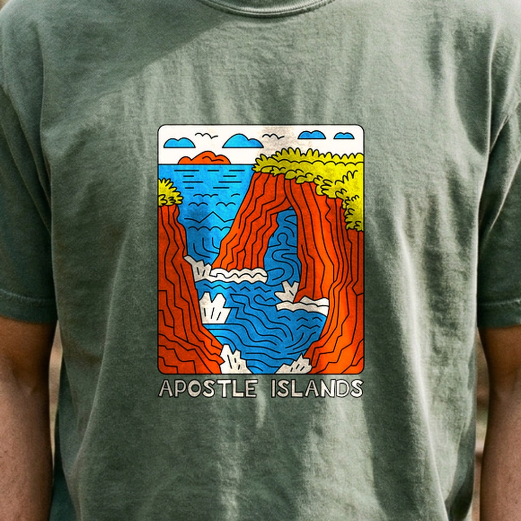 Apostle Islands National Lakeshore Cotton T-Shirt