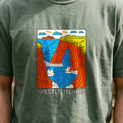 Apostle Islands National Lakeshore Cotton T-Shirt