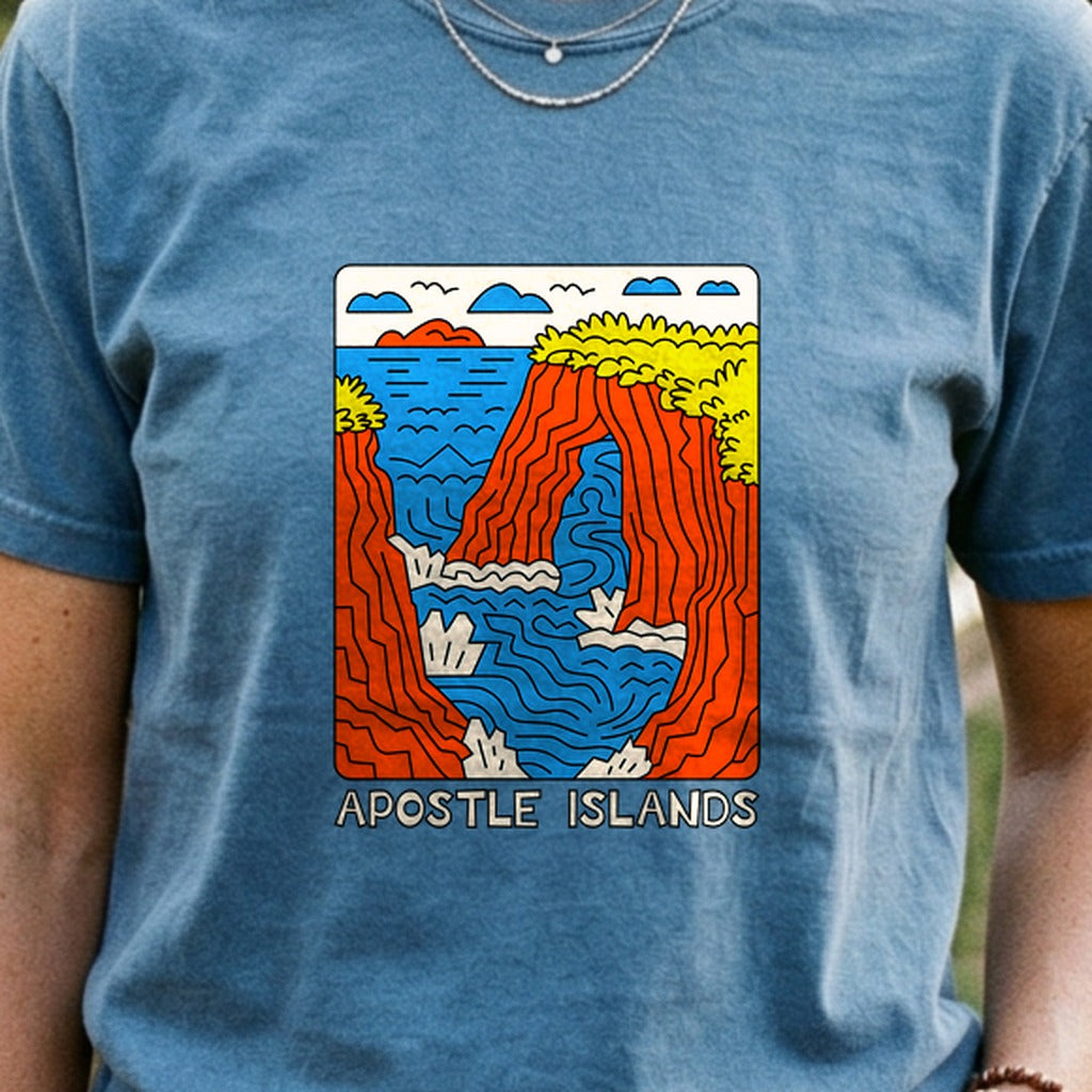 Apostle Islands National Lakeshore Cotton T-Shirt