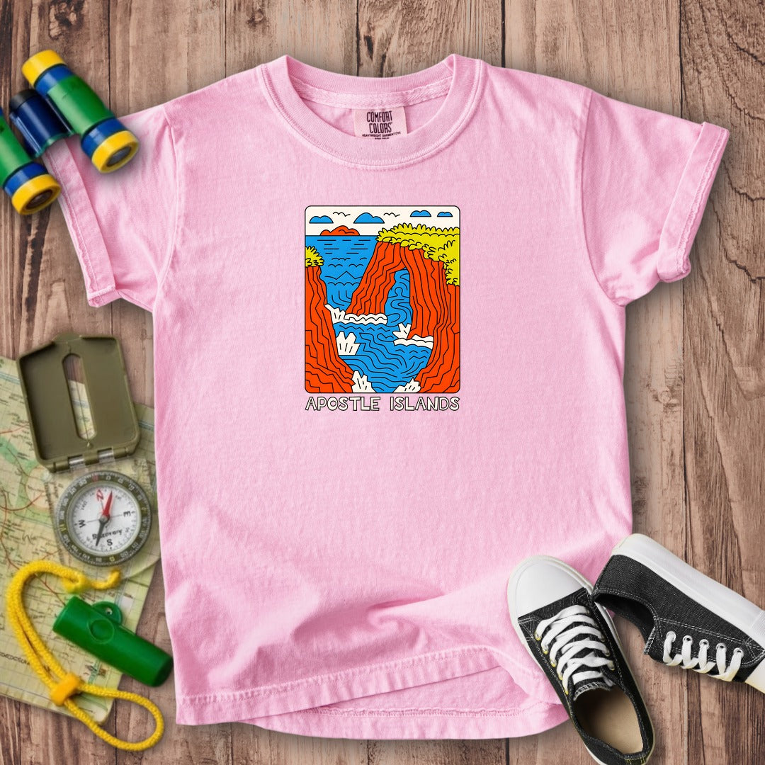 Apostle Islands National Lakeshore Kids Cotton T-Shirt