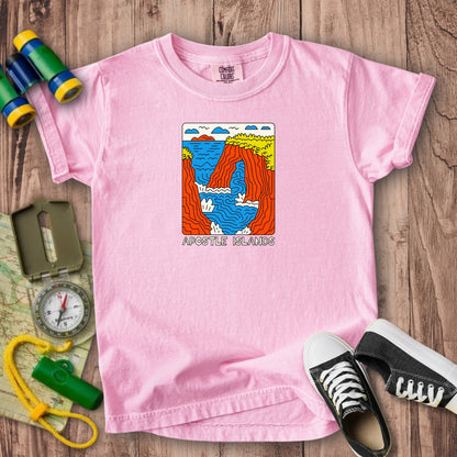 Apostle Islands National Lakeshore Kids Cotton T-Shirt