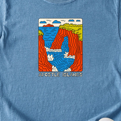 Apostle Islands National Lakeshore Kids Cotton T-Shirt