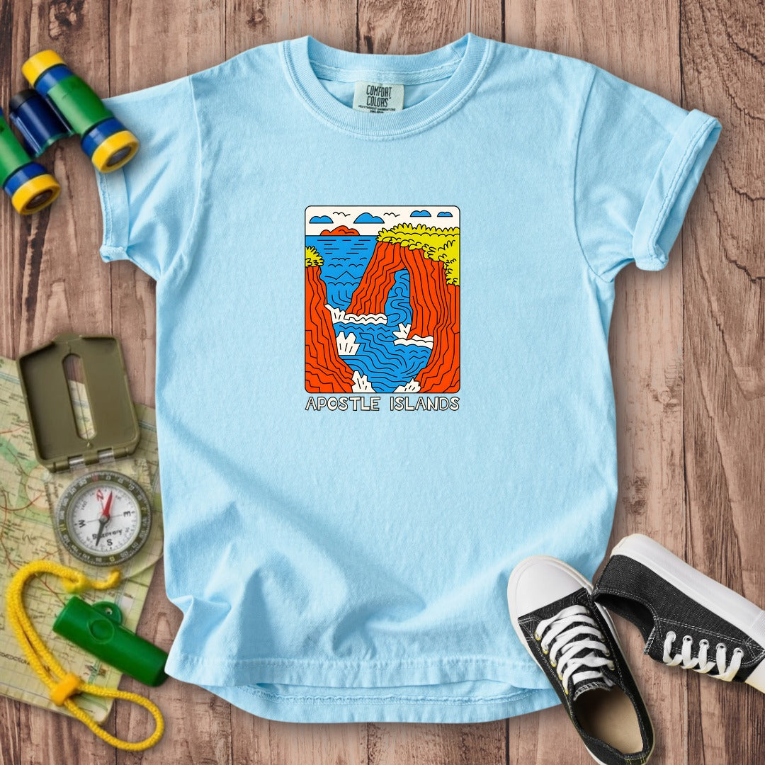 Apostle Islands National Lakeshore Kids Cotton T-Shirt