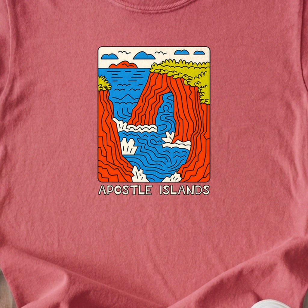 Apostle Islands National Lakeshore Kids Cotton T-Shirt