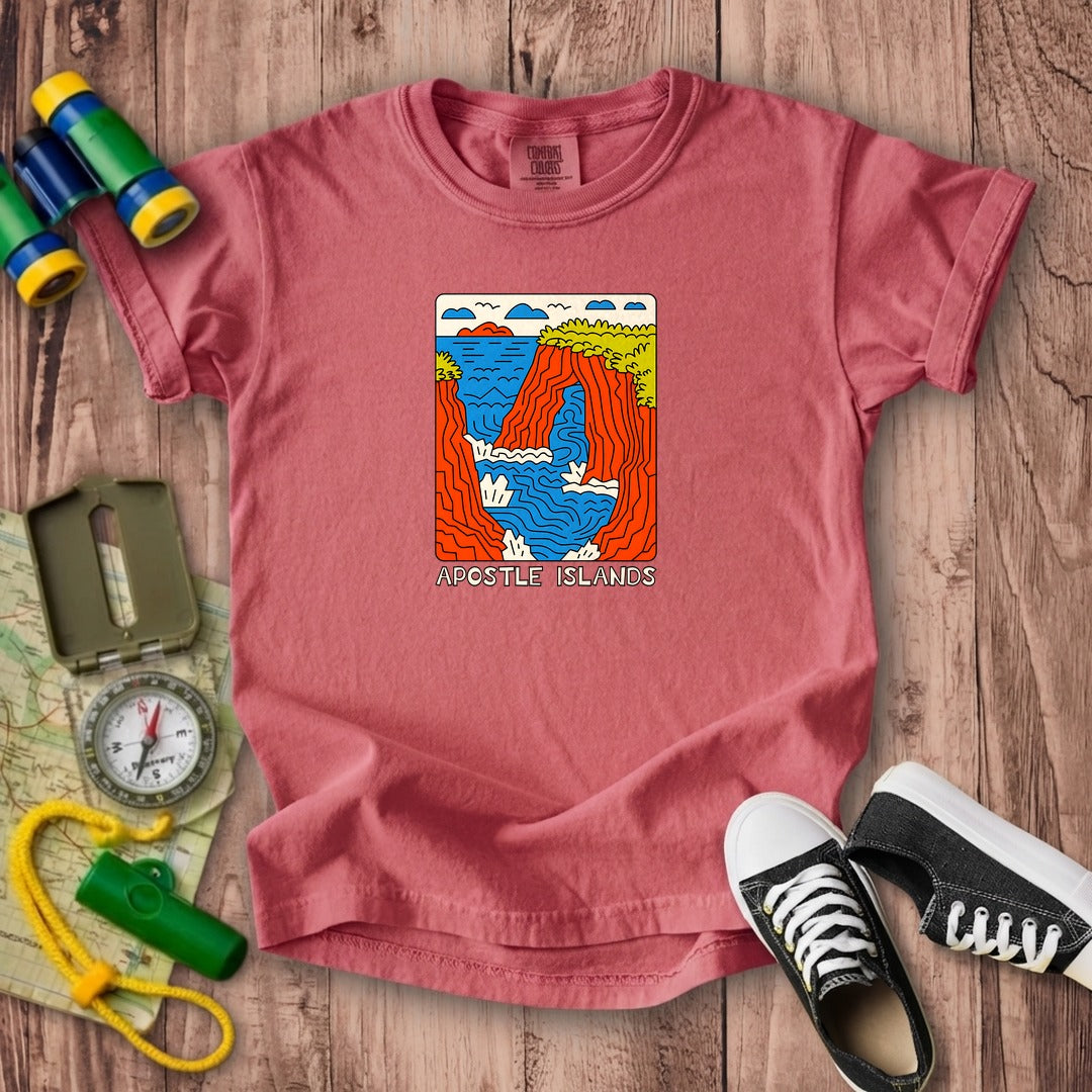 Apostle Islands National Lakeshore Kids Cotton T-Shirt