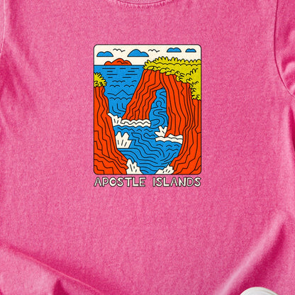 Apostle Islands National Lakeshore Kids Cotton T-Shirt