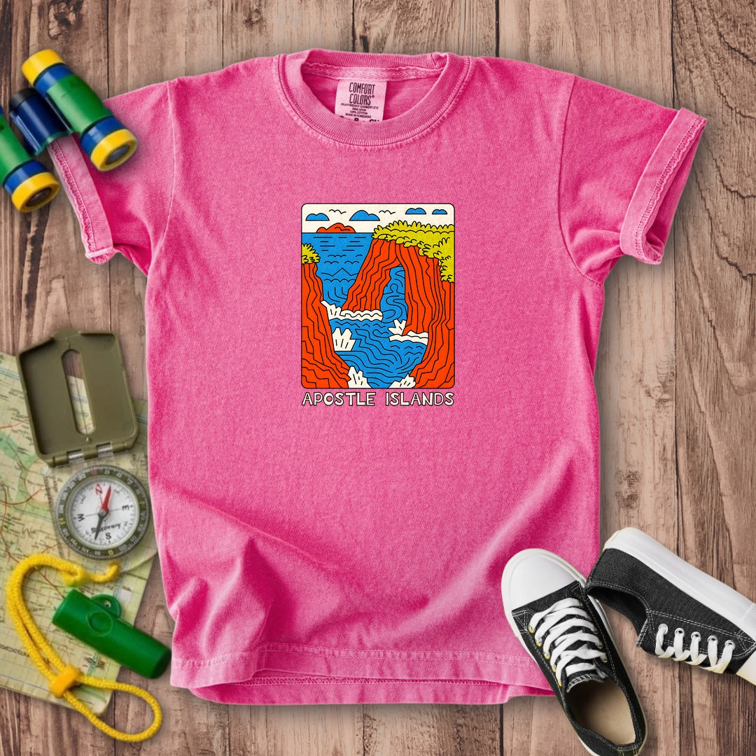 Apostle Islands National Lakeshore Kids Cotton T-Shirt