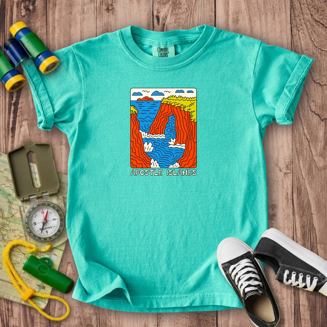 Apostle Islands National Lakeshore Kids Cotton T-Shirt