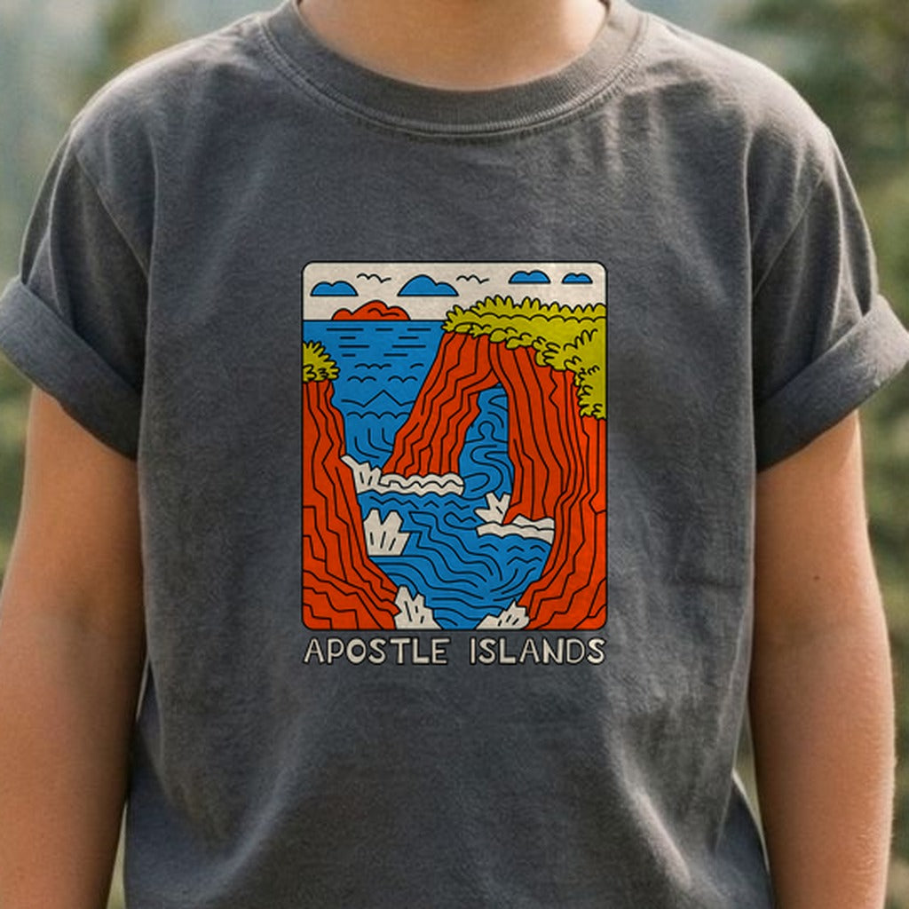 Apostle Islands National Lakeshore Kids Cotton T-Shirt